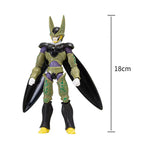 12-18CM Anime Dragon Ball Z Super Saiyajin Son Goku Broly Vegeta Anime Actionfigur Modell Geschenke Sammlerfiguren für Kinder