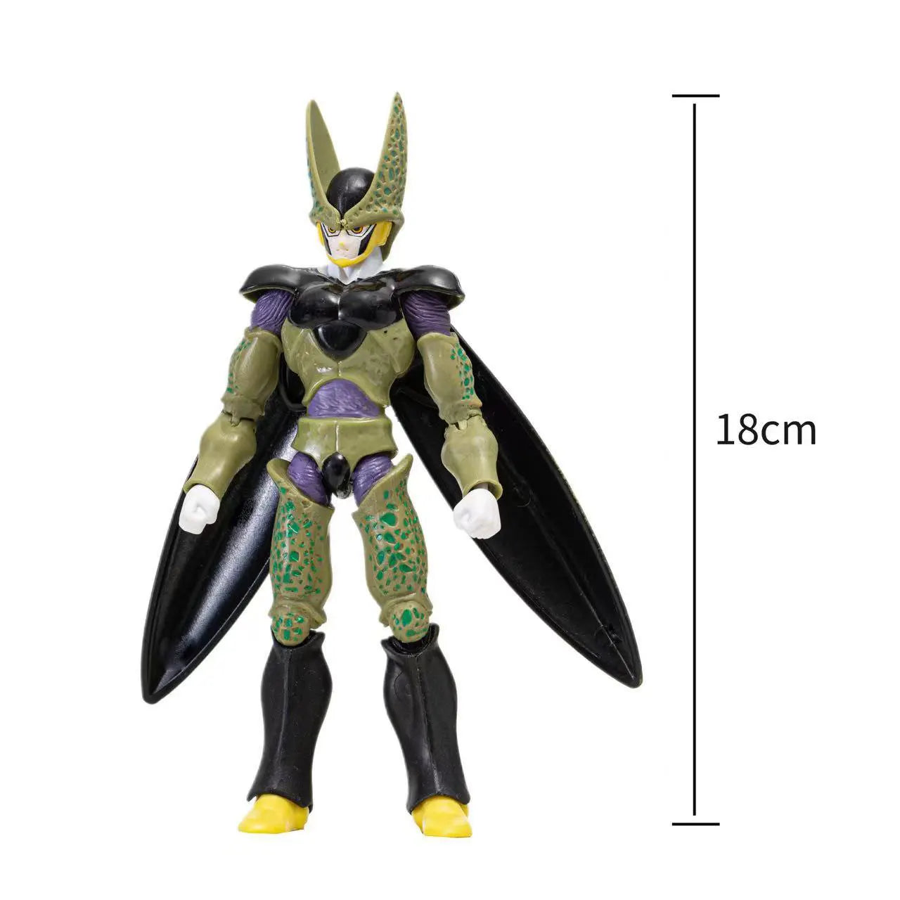 12-18CM Anime Dragon Ball Z Super Saiyajin Son Goku Broly Vegeta Anime Actionfigur Modell Geschenke Sammlerfiguren für Kinder