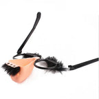 Große Nase Brille mit Augenbrauen Schnurrbart Alberne Lustige Foto Requisiten Halloween Party Brille Neuheit Scherz für Geburtstagsfeiern