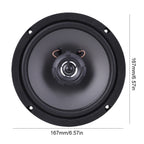 4/5/6 Zoll Auto Audio HiFi Musik 12V 2-Wege Auto HiFi Koaxiallautsprecher 4 Ohm Vollbereichsfrequenz Auto Audio 300W/400W/500W