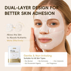 LAIKOU Korea Schnecken-Kollagen-Essenz-Maske, feuchtigkeitsspendende Tuchmaske, Anti-Falten-Gesichtsmaske, straffende Hautpflege, 25g*20 Stück