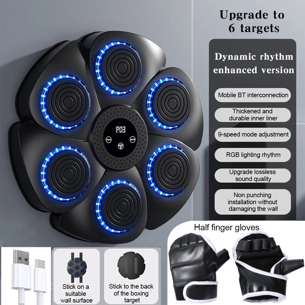 Neue Smart Music Boxing Maschine Erwachsene/Kinder Sport Fitness Box-Trainer Heimtraining Reaktions-Trainingsbox-Wandziel Hauptbild
