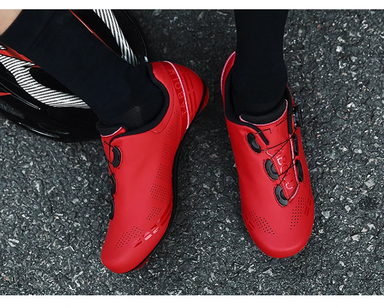 Fahrradschuhe aktualisiertes Modell MTB Fahrrad Herren Rennen Wettkampf selbstsichernd Speed Fahrrad Sportschuhe Damen Spd Cleats Radschuhe