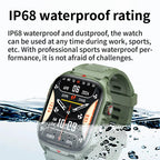 Elektronische Smartwatch BT-Anruf Herzfrequenzmesser Smartwatch Fitness Tracker Wasserdichte Sportuhren für Männer Frauen Android 2026