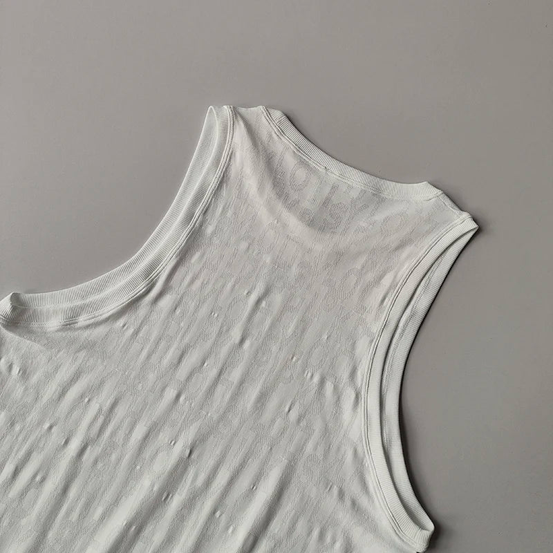 Neue ärmellose Pilates-Sportbluse für Damen, sommerliche, dünne Weste, Fitness, schnelltrocknende, ärmellose Yoga-Shirts, Oberteil, lockerer Anzug