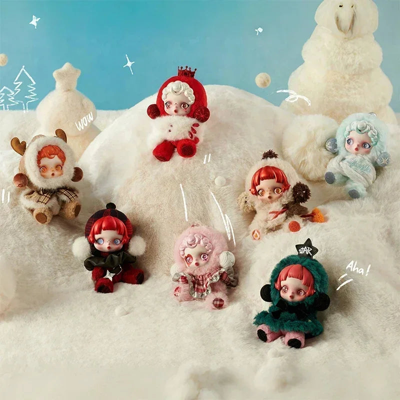 POP MART SKULLPANDA Winter Symphony Series Blind Box Mystery Box Guess Bag Spielzeug Puppe Süße Anime Figur Schreibtisch-Ornamente