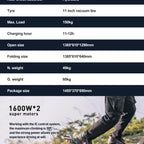 JOYOR E6-S Erwachsenen-Elektroroller 3200W Motor 60V31.5AH Akku Offroad-EScooter NFC-Entsperrung Hydraulische Bremse Klappbarer E-Scooter