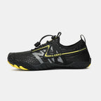 Oiaano Barfußschuhe Herren Schwarz Damen Wassernetz Minimalistische Sneaker Sport Aqua Strand Weiche Sohle Leicht Atmungsaktiv Outdoor Wandern