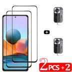Pelicula, Front Tempered Glass Für Xiaomi Redmi Note 15 14 10 11 12 13 Pro 5G Displayschutzfolien Redmi Note 12S 11S 10S Panzerglas Note10 S Displayschutz Note11 gehärtetes Glas Redmi Note12 Pro Plus Kamerafolie