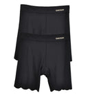 2er-Pack Nahtlose Sicherheits-Shorts Damen Eisseide Sommer Anti-Scheuer Unterwäsche Boxershorts Unterrock-Slip Übergröße Kurze Leggings 40-100kg