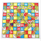 Schach Schlange Leiter Flug 38cm/14.96Zoll Pädagogisches Kinderspielzeug Interessantes Brettspiel Set Tragbares Flugschach Brettspiel