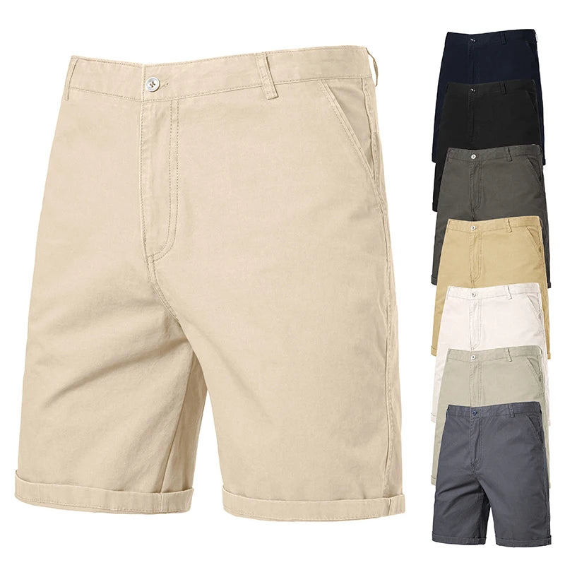 Herren Golfshorts Freizeithose Leichte schnelltrocknende lässige Arbeitsshorts Flat Front Wandershorts mit 4 Taschen Hauptbild