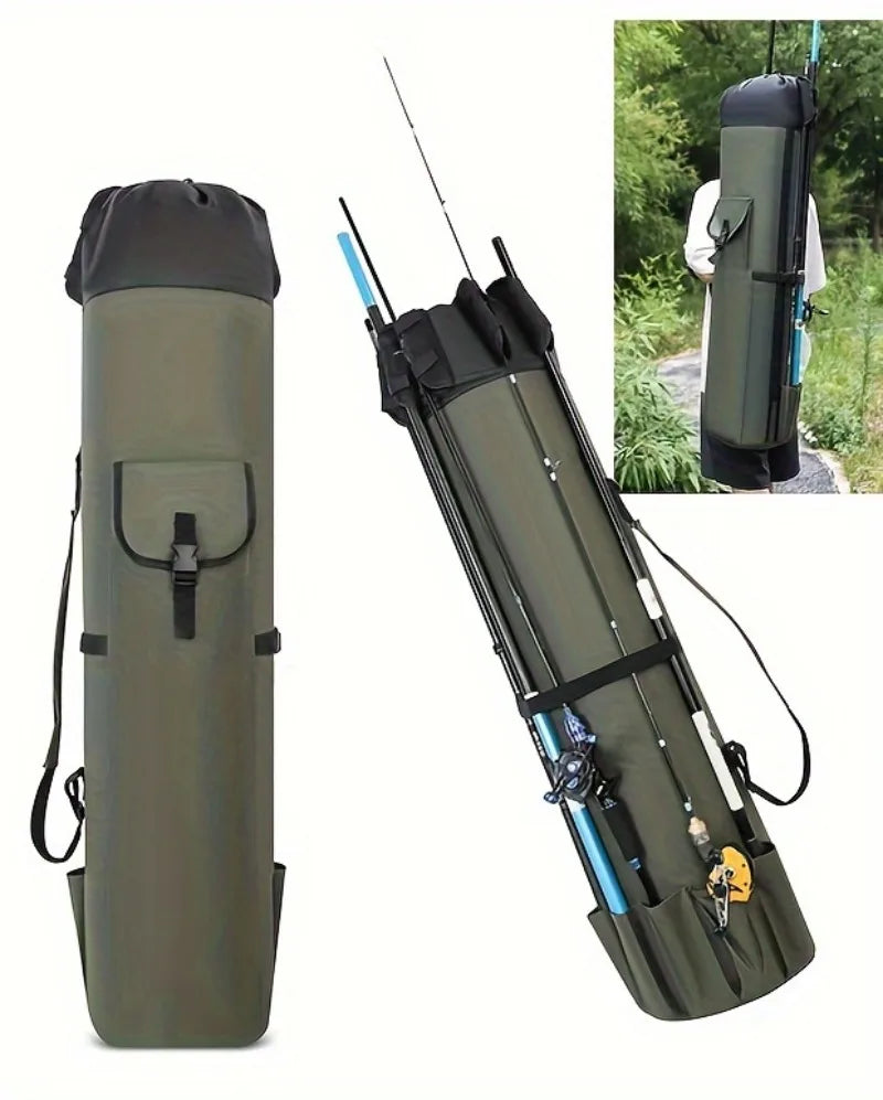 Angeltaschen Robust Faltbar Angeltasche Multifunktional Große Kapazität Hochwertige Rutenhülle