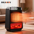 Tragbarer elektrischer Heizlüfter Tragbarer Desktop 1000W PTC Heizlüfter Warmluftgebläse für Haushalt Büro Mini Heizgerät