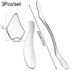 1/4/5/7pcs Stainless Steel Gua Sha Scraping Massage Tool Set IASTM Tools Great Soft Tissue Mobilization Tool