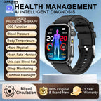 2026 Neue Gesundheits-Smartwatch Lasertherapie Reduziert Drei Hochs Blutsauerstoff Blutdruck Harnsäure Blutfette EKG-Smartwatch Für Herren