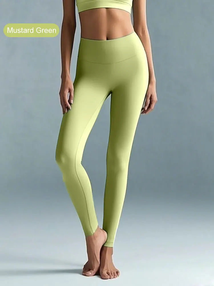 Sommerschlussverkauf High-Waist Yoga-Hose – 4-Wege-Stretch schnelltrocknende Leggings für Laufen Radfahren Fitnessstudio-Training