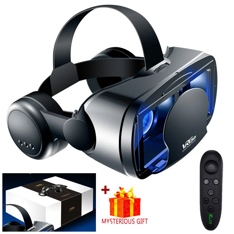 Virtual Reality 3D VR Headset Smart Glasses Helm für Smartphones Handy Mobile 7 Zoll Linsen Fernglas Brille Geräte