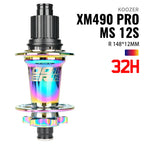 2024 KOOZER XM490 PRO BOOST Mountain Bike Hubs Steel shaft Sealed Bearing 148x12MM 110x15MM 141x5MM 28H 32 Holes Noise hub