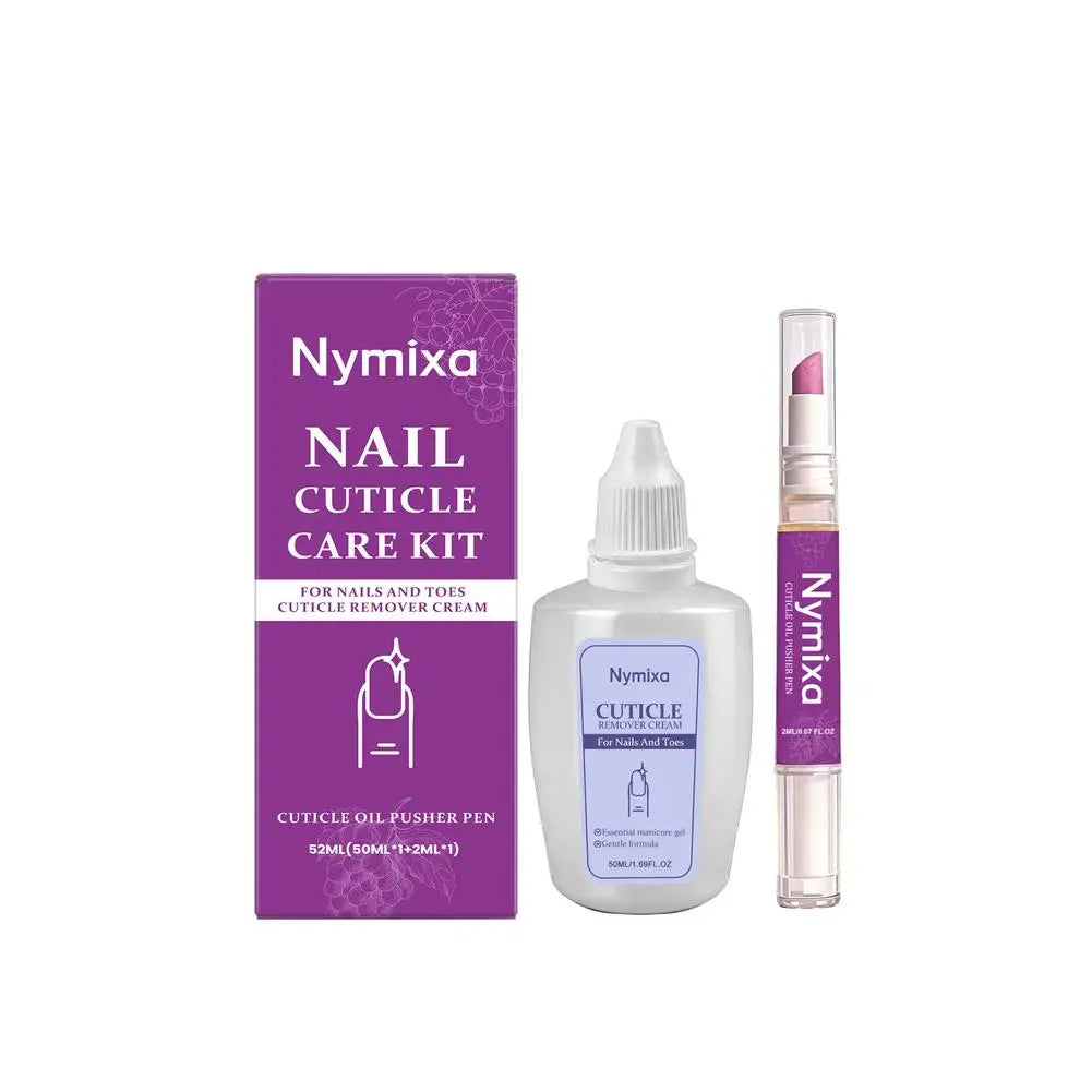 1/2er-Set Nagelhäutchenpflege-Kit, Nagelhaut-Erweichungsöl, Nagelhautentferner für Gel, überwachsene Nagelhaut erweichen, Peeling für Nägel