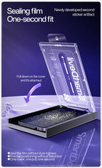 SmartDevil Staubfreie Displayschutzfolie aus gehärtetem Glas für Samsung S26 Ultra HD, klare Displayschutzfolie für Samsung S25 S24, Anti-Fingerabdruck