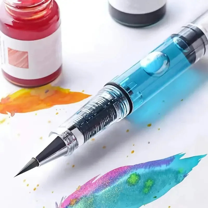 Color piston brushes, watercolor brushes, self-priming paint pens (mix your own paint) for painting, calligraphy and coloring Hauptbild