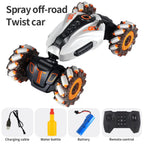 4WD RC Drift-Auto mit Musik, LED-Lichtern, 2.4G Gesten-Funkfernbedienung, Sprüh-Stunt-Auto, 360° drehbares Kletterauto, Spielzeuggeschenk