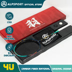 ALP QY2.0 Pro 4U 85g 100% Carbonfaser + Titanlegierung Badmintonschläger Ultraleichte Sportausrüstung Schläger Badmintontraining