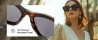 ZENOTTIC Polarisierte Sonnenbrille Damen Cat-Eye: Trendige Cateye Sonnenbrille für Damen - Süße Sonnenbrille UV400 Schutz