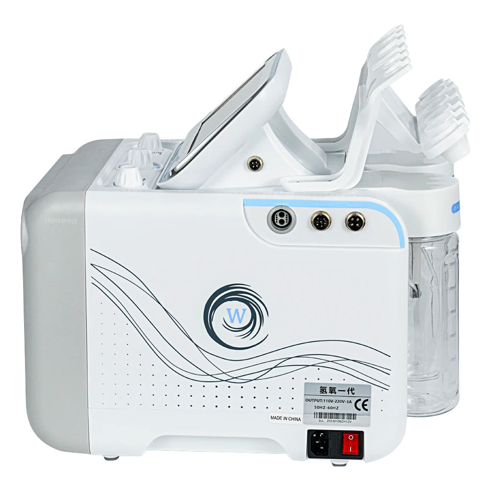 7-in-1 Wasser-Sauerstoff-Bläschen-Maschine professionelles Hydra Wasser Dermabrasions-Schönheitsgerät Gesichts-Spa-Hautpflege Hautreinigung