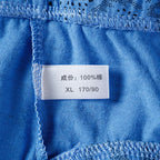100% Baumwolle Herren-Slips Übergröße Bedruckte Slips Unterwäsche Lockere Dessous Feuchtigkeitsabsorbierend Atmungsaktive Unterhosen