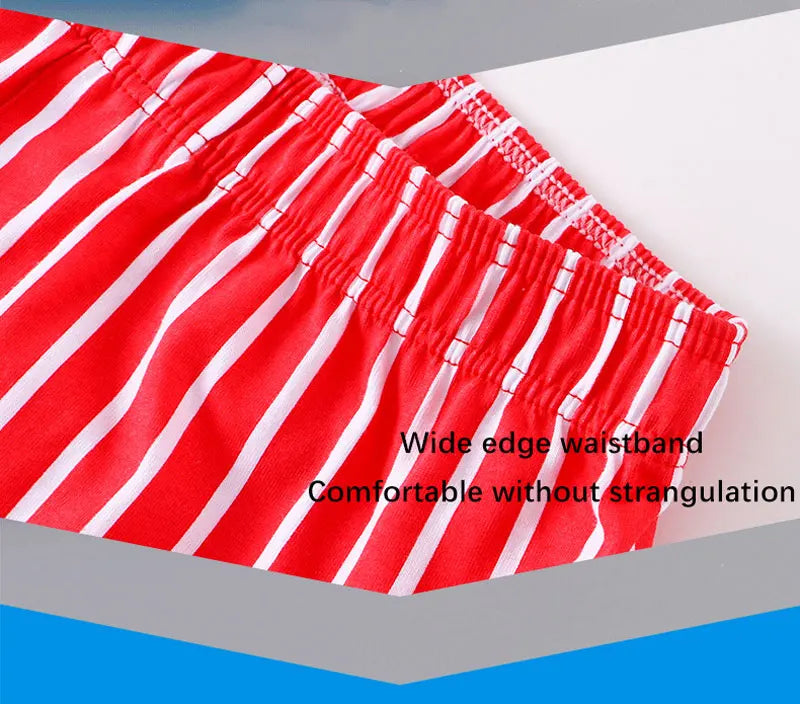 Herrenunterwäsche Boxershorts Gestreifte Lose Shorts Trend Herren Slips 100% Baumwolle Arrow Pants Klassische Basics Hauskleidung Schlafunterhosen