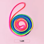Regenbogen Cats Cradle Schnur 1.6M/63 Zoll Lange Regenbogen Bunte Fingerschnur Chinesische Fingerspiele Spielzeug für Kinder
