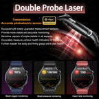 2026 Neue Smartwatch NFC EKG+PPG Blutsauerstoff Harnsäure Blutdruck Saphir Smartwatch Herren für Android iOS Smartwatch Herren