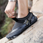 Herren Damen Wasserschuhe Schnell Trocknend Rutschfest Fünf-Finger-Schuhe Outdoor-Watschuhe Schwimmschuhe Barfuß Aquaschuhe Leichte Sneakers