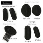 Haarkissen unsichtbar flauschig Puff Haarpad Schwamm Clip Dutt Bump It Up Volumen Haaransatz Damen Mädchen Styling Zubehör