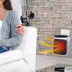 EU-Stecker Heizung Mini Elektrische Heizung Wärmer Wandmontierte PTC Keramik Heizlüfter Tragbarer Heizlüfter für Zuhause Büro Schlafzimmer