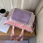 Neue Y2K Süße Japanische Ita Bag Lolita Mädchen Transparente Umhängetasche Große Kapazität Umhängetasche Lässige Tasche DIY Display Handtaschen