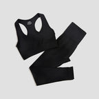 WAREBALL 2/3/4-teiliges Nahtloses Yoga-Set Sportkleidung Yoga-Anzüge für Frauen Fitness-Set Trainingsanzüge Sport-BH Gym Leggings