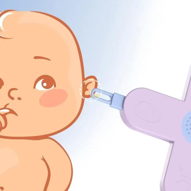 Infant Ohren- Nasen- Nabel-Reinigungswerkzeug Kinder Sicherheit Ohrenschmalzentferner Nabelreiniger Nasenhöhlenpflegezubehör 4-in-1 Baby Pflege Gadget