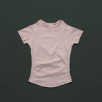 Sport Short Sleeve Top Women Running Sports T Shirt Summer Short Sleeve Round Neck Breathable Gym Vest Yoga Fitness Top
