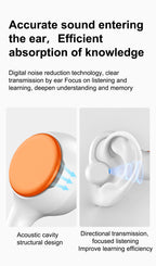 Air-Conduction-Stereo-Kopfhörer Kinder Open-Ear-Bluetooth-6.0-Ohrhörer Drahtlose Geräuschunterdrückung Lern-Musik-Headset Ohrbügel