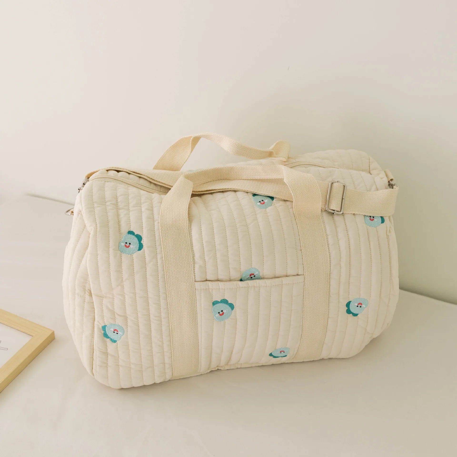 Wickeltasche Bär Umstandspaket Baby Windeltasche Kinderwagen Windel-Organizer Tragbare Einkaufstaschen Reise-Wickeltasche Messenger Bag