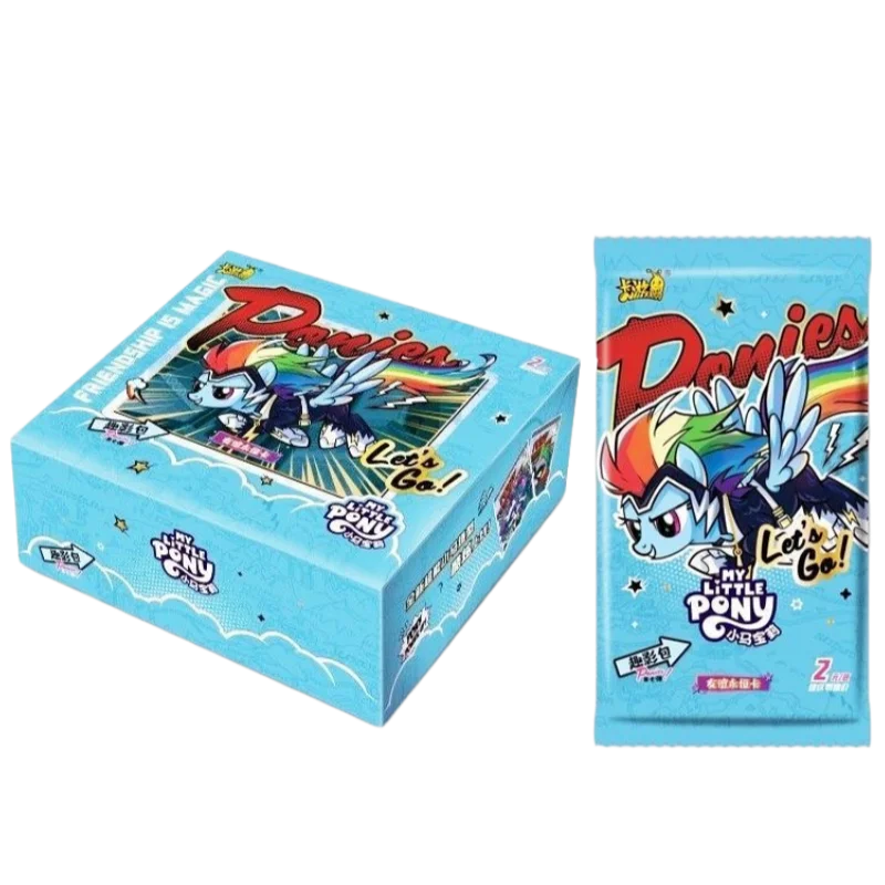KAYOU Genuine My Little Pony Karte Freundschaft für immer Karten Star Pack Wunderschöne vergoldete Prinzessinnenkarten Sammelkarten Spielzeug Geschenke
