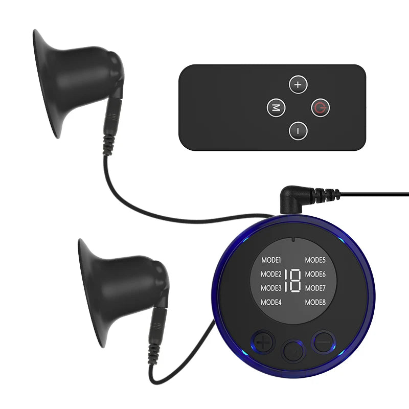 Elektrische Schock Brustwarzenklemmen BDSM Bondage Schamlippenklammer Klitoris-/Penispulsator E-Stimulations-Massagehandschuh/-Pad SM Roller Sexspielzeug für Paare