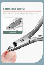 KK 11-in-1 Maniküre-Tools Professionelles Nagelknipser-Set Edelstahl Nagelschneider Zangen Scheren Kit Fußpflege Handpflege