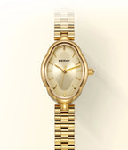 BERNY Gold Watch for Women Ladies Wristwatch Gold Quartz Jewelry Bracelet Set Minimalist Watch Multicolor Small Ladies Watches