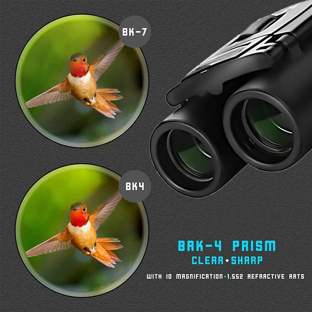 Leistungsstarkes Fern Fernglas Monokular Teleskop Faltbar Tragbar BAK4 FMC Optik Jumelles für Outdoor Camping Jagd Konzert