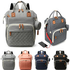 USB Mummy-Bag Windeltasche Babypflege Große Kapazität Mama Rucksack Mummy Mutterschaft Nasstaschen Wasserdichte Baby Schwanger Wickelrucksack