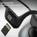 OnePlus Kabellose Knochenschall-Kopfhörer Bluetooth Kopfhörer Sport Schwimmen Bluetooth-kompatibel Kopfhörer Freisprechfunktion mit Mikrofon